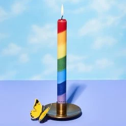 Misc. Rainbow Taper Set - 4 Candles