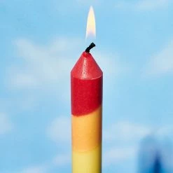 Misc. Rainbow Taper Set - 4 Candles