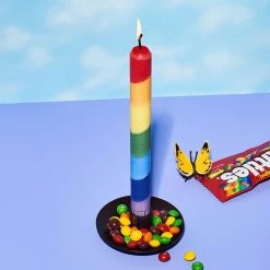 Misc. Rainbow Taper Set - 4 Candles