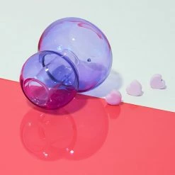 Paddywax $20 OR LESS! Realm Glass Bubble Candle Holder - Purple