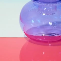 Paddywax $20 OR LESS! Realm Glass Bubble Candle Holder - Purple