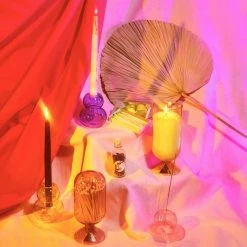 Paddywax $20 OR LESS! Realm Glass Bubble Candle Holder - Purple