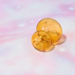 Paddywax $20 OR LESS! Realm Glass Bubble Candle Holder - Yellow