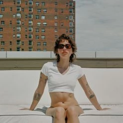 Misc. Retro Rectangular Sunglasses - Tortoise