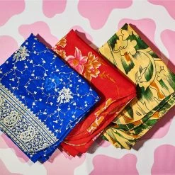 Misc. Sari Fabric Gift Wraps $10 Or Less
