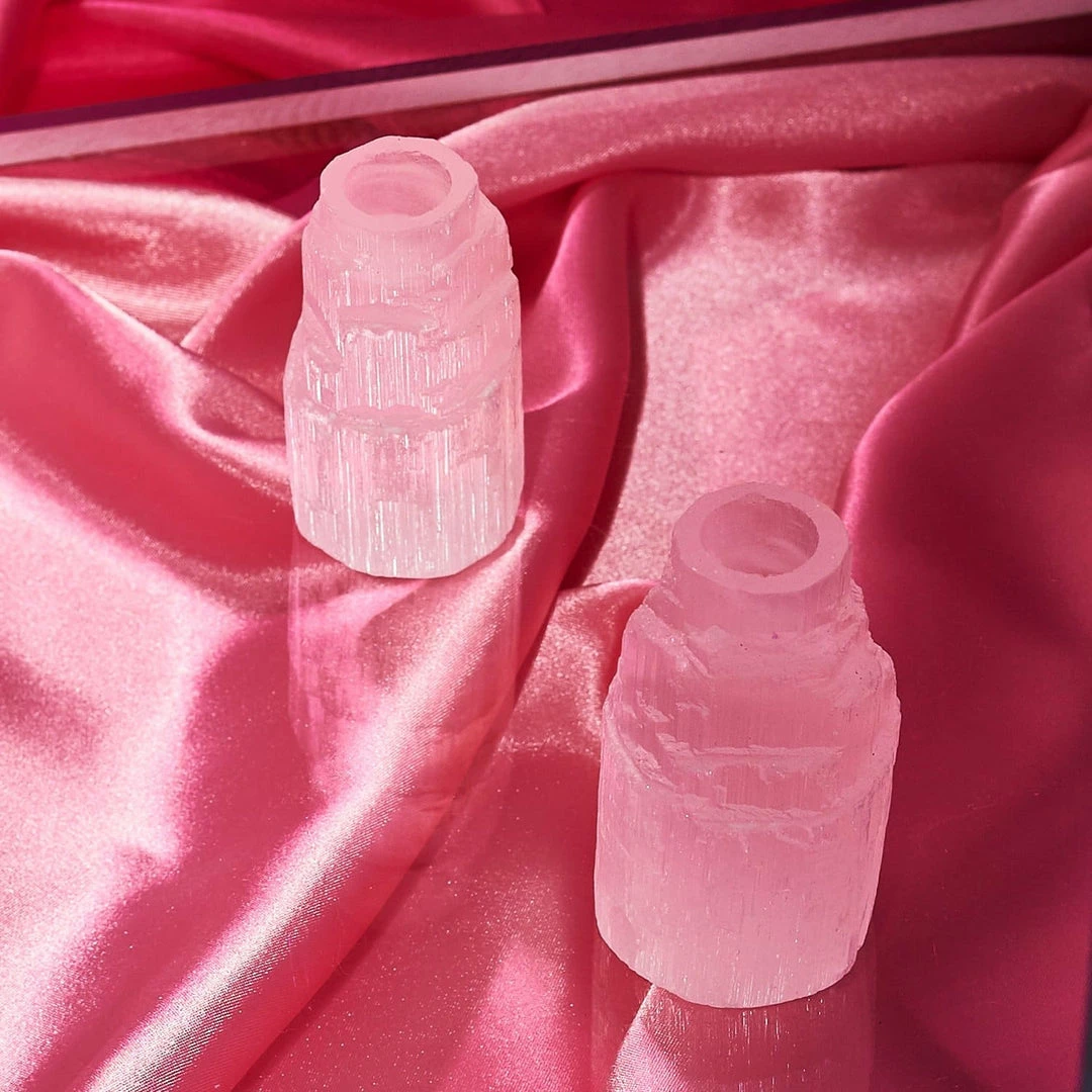 Outlet ๐ Misc. Sale Selenite Ritual Candle Holder ๐ฅ 8 Misc. Sale Selenite Ritual Candle Holder