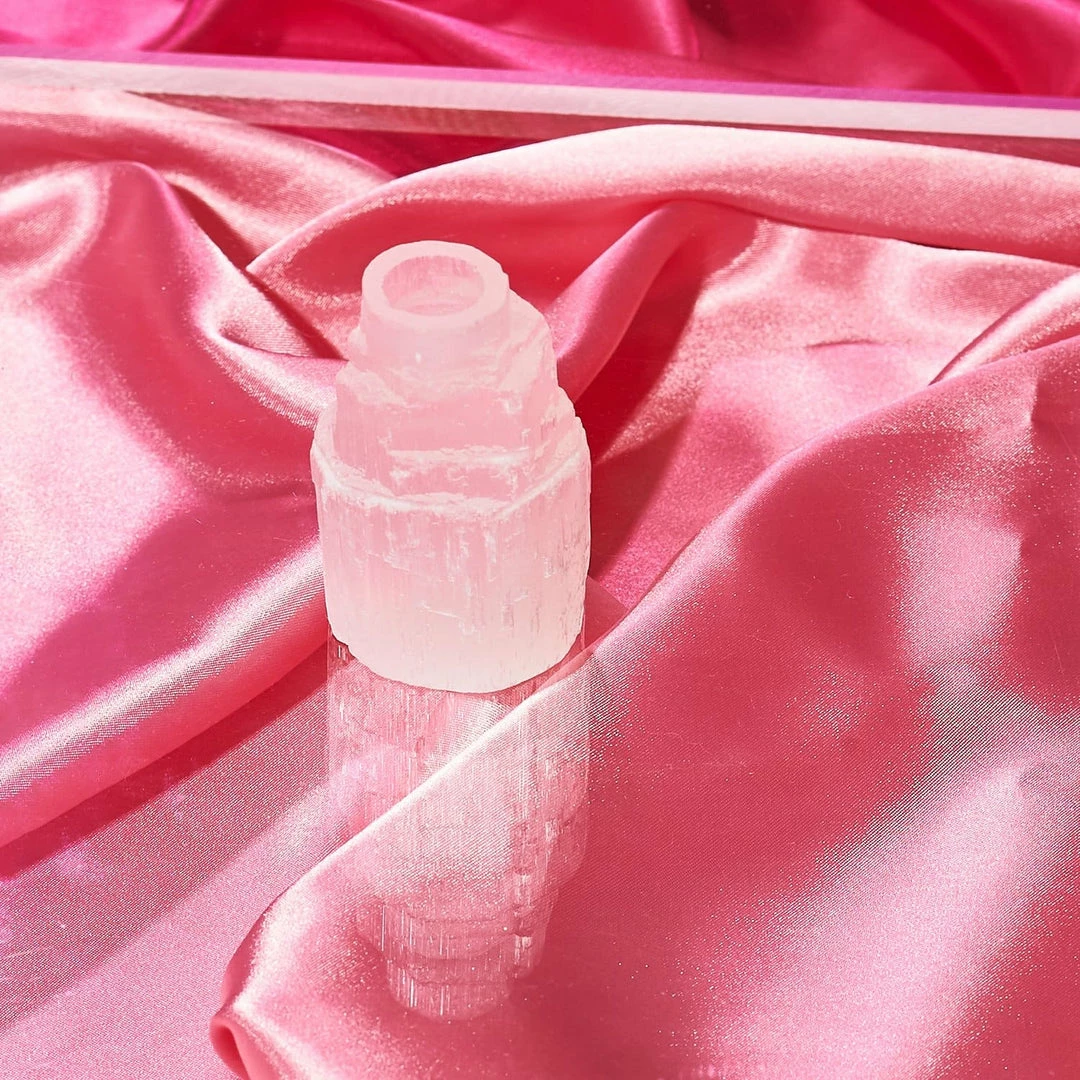 Outlet ๐ Misc. Sale Selenite Ritual Candle Holder ๐ฅ 5 Misc. Sale Selenite Ritual Candle Holder