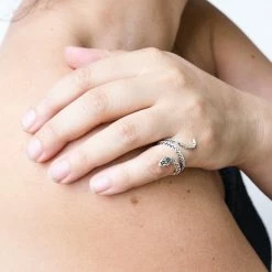 Misc. Silver Plated Snake Ring $10 Or Less