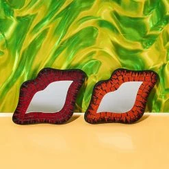 Misc. Small Lip Mosaic Glass Tile Mirror $10 Or Less