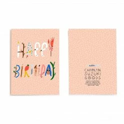 Carolyn Suzuki Spell It Out Birthday Card