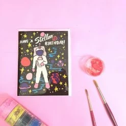 Ash + Chess $10 Or Less Steller Birthday Greeting Card