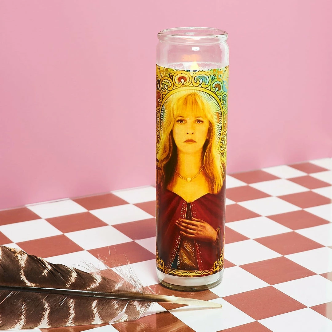 New ๐ BobbyK Boutique Stevie Nicks Pillar Candle ๐ 3 BobbyK Boutique Stevie Nicks Pillar Candle