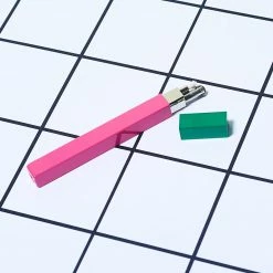 Tsubota Pearl Stick Lighter - Pink & Green