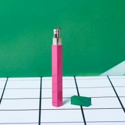 Tsubota Pearl Stick Lighter - Pink & Green