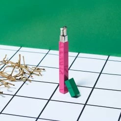 Tsubota Pearl Stick Lighter - Pink & Green