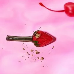 Misc. Strawberry Glass Spoon