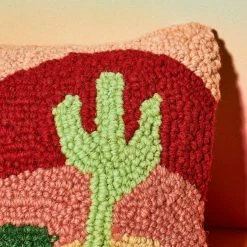 Misc. $50 OR LESS Sunset Hooked Throw Pillow