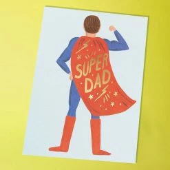 Rifle Paper Company Super Dad Greeting Card $10 Or Less