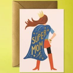 Rifle Paper Company Sale Super Mom Greeting Card