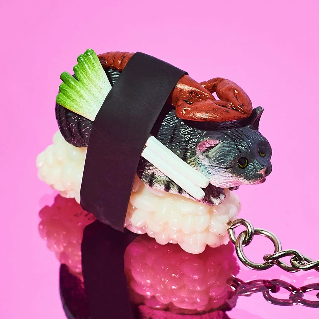 Wholesale ๐ Misc. Sushi Cat Keychain $10 Or Less ๐คฉ 8 Misc. Sushi Cat Keychain $10 Or Less