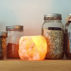 Misc. Tea Light Salt Candle Holder $10 Or Less