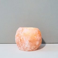 Misc. Tea Light Salt Candle Holder $10 Or Less