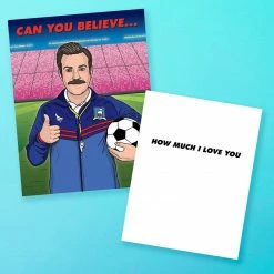 The Found Ted Lasso Romantic Greeting Card Sale