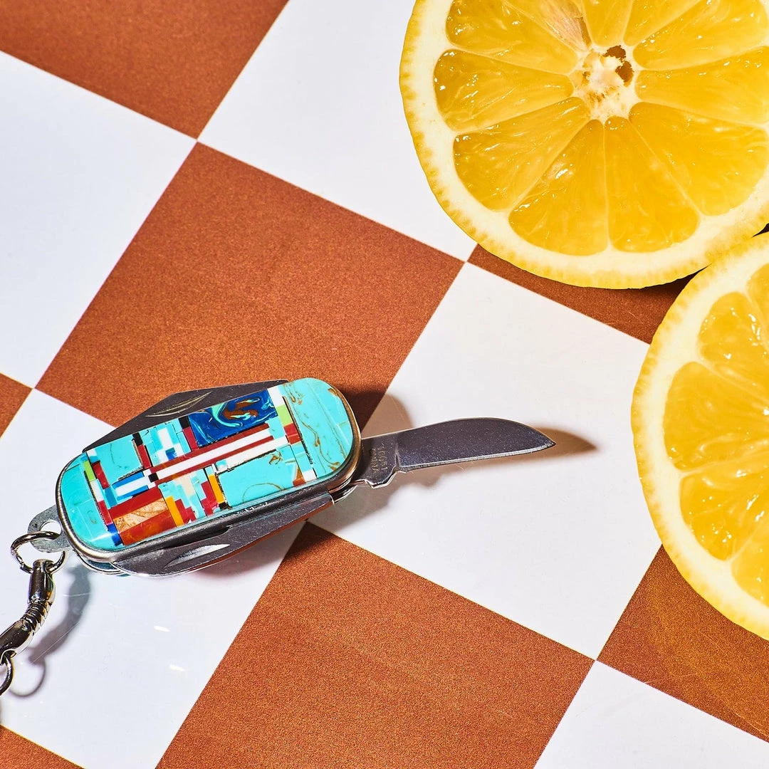 Wholesale 😍 Misc. Turquoise Multi Tool Keychain ❤️ 2 Misc. Turquoise Multi Tool Keychain