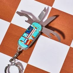 Misc. Turquoise Multi Tool Keychain