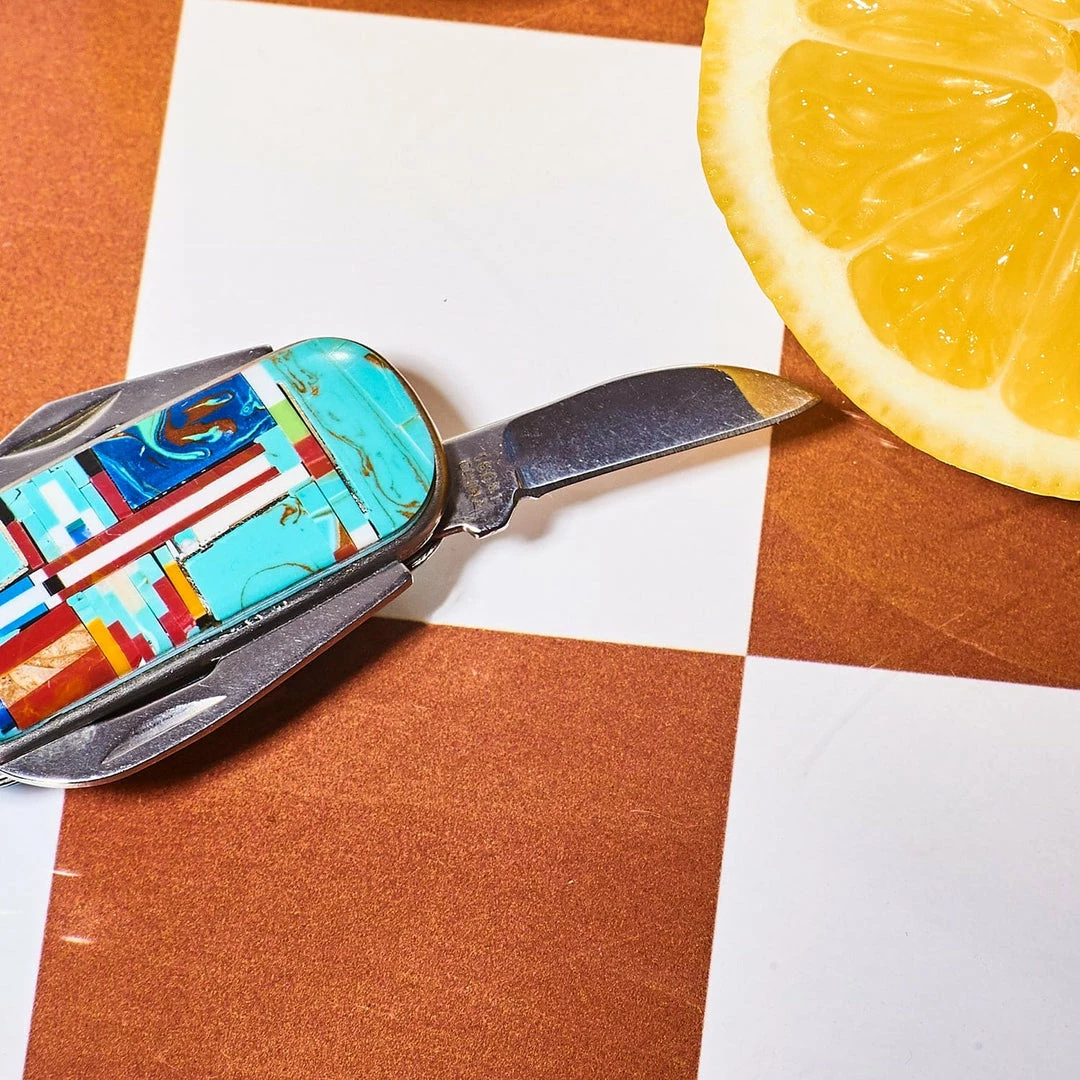 Wholesale 😍 Misc. Turquoise Multi Tool Keychain ❤️ 6 Misc. Turquoise Multi Tool Keychain