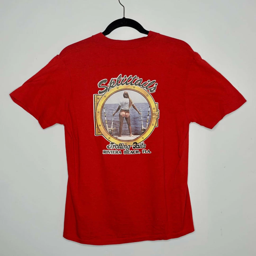 Best reviews of 🌟 Vintage 80s Splittail's Pin Up Girl Fishing Novelty Pocket 👕 Shirt $50 OR LESS ⌛ 7 Vintage 80s Splittail's Pin Up Girl Fishing Novelty Pocket Shirt $50 OR LESS