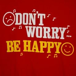 $50 OR LESS Vintage 80s Don't Worry Be Happy Shirt