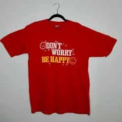 $50 OR LESS Vintage 80s Don't Worry Be Happy Shirt