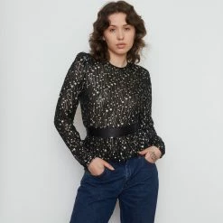 Vintage Albert Nippon Shimmer Blouse