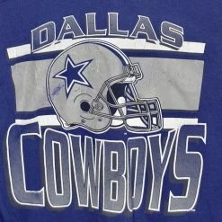 Vintage Dallas Cowboys Stripe Sleeve Jersery Shirt