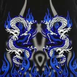 $50 OR LESS Vintage Dragon Button Up Shirt