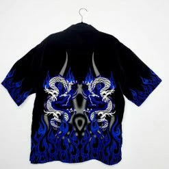 $50 OR LESS Vintage Dragon Button Up Shirt