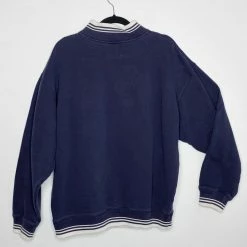 $50 OR LESS Vintage Embroidered Looney Tunes Quarter Zip Sweatshirt Pullover