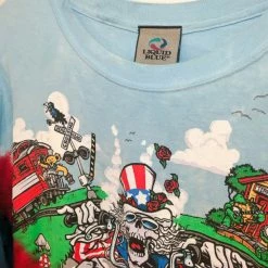 Vintage Grateful Dead Moto Sam Liquid Blue Shirt