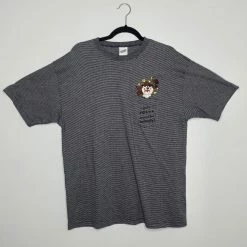 Vintage Looney Tunes Taz Pocket Striped Shirt