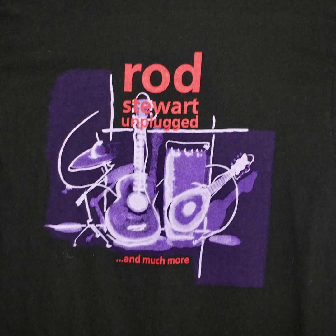 Wholesale 🌟 Vintage Rod Stewart Unplugged 👕 Shirt 💯 5 Vintage Rod Stewart Unplugged Shirt