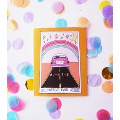 Ash + Chess Wedding Tarot Greeting Card