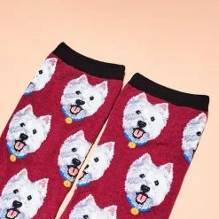 Socksmith $10 Or Less Westies Berry - Women's Novelty Socks