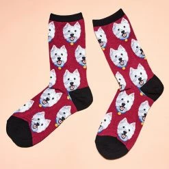 Socksmith $10 Or Less Westies Berry - Women's Novelty Socks
