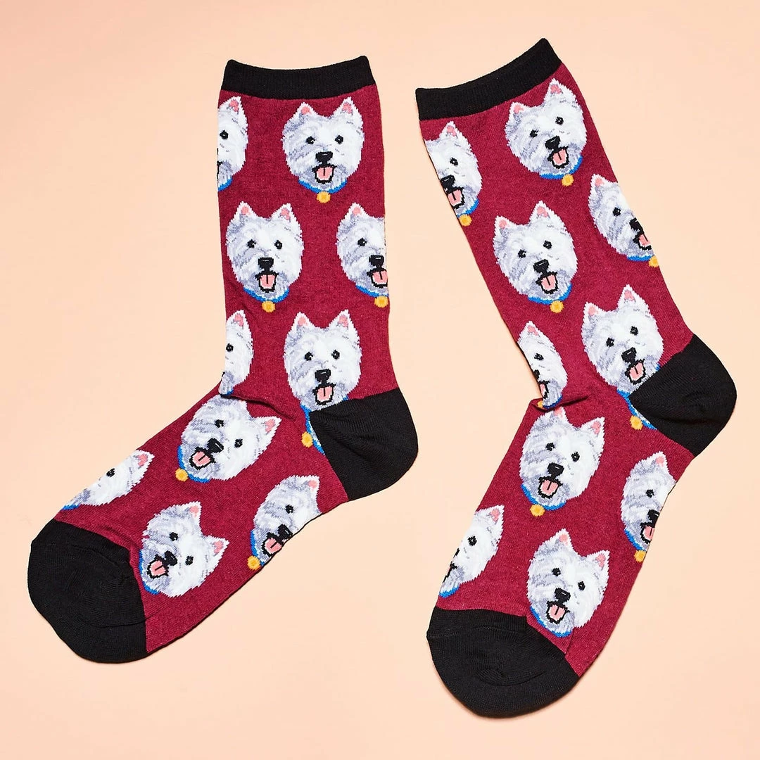 Top 10 ❤️ Socksmith $10 Or Less Westies Berry - 👩 Women's Novelty 🧦 Socks 🧨 4 Socksmith $10 Or Less Westies Berry - Women's Novelty Socks