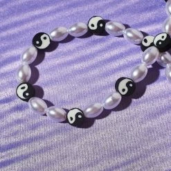 Misc. Sale Yin Yang Pearl Beaded Necklace