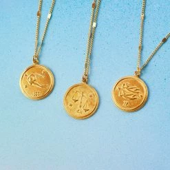 Best Pirce β¨ Misc. Zodiac Medallion Necklace π― 15 Misc. Zodiac Medallion Necklace