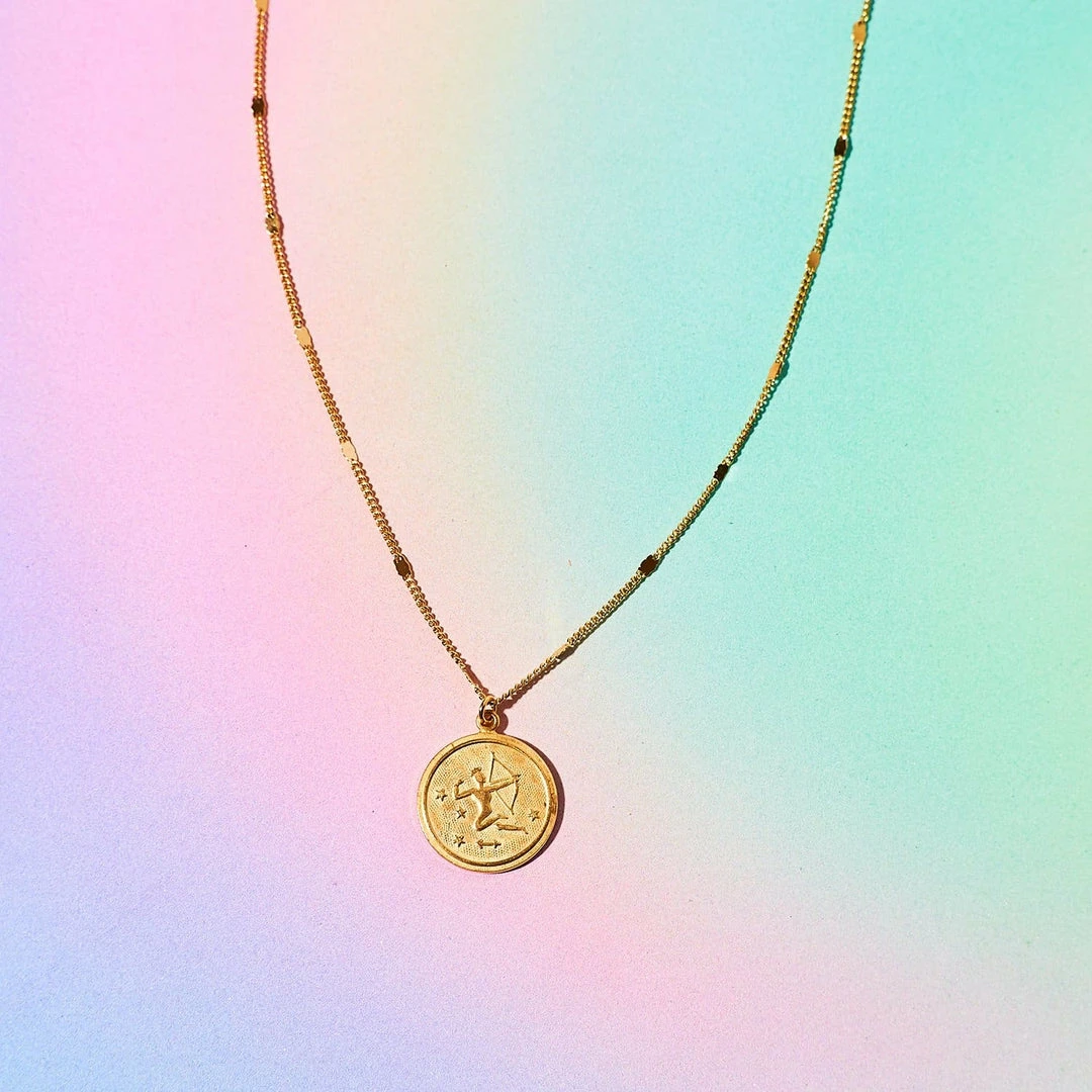Best Pirce β¨ Misc. Zodiac Medallion Necklace π― 10 Misc. Zodiac Medallion Necklace