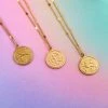 Misc. Zodiac Medallion Necklace