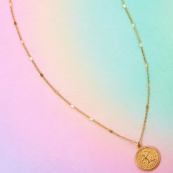 Best Pirce β¨ Misc. Zodiac Medallion Necklace π― 16 Misc. Zodiac Medallion Necklace